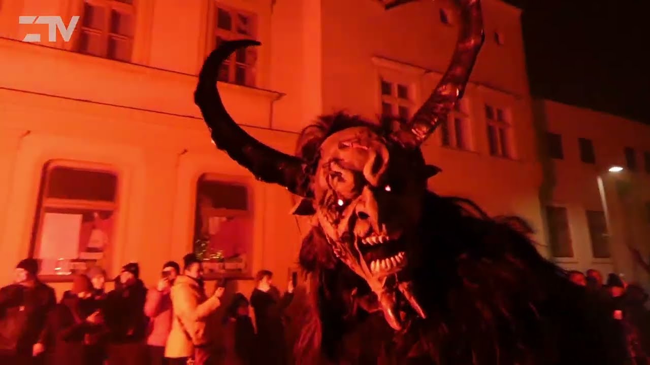 Průvod rakouských čertů Perchtenlauf Znojmo 2024