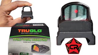 TRUGLO TG8100B 3MOA RED DOT UNBOXING