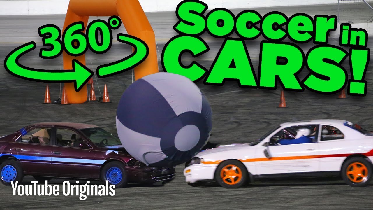Playing SOCCER With CARS In 360 (Rocket League) Game Lab 360 Video