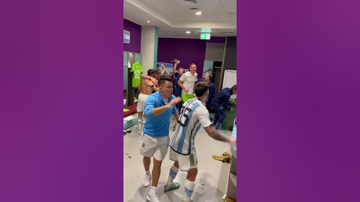 ¡Se prendió el vestidor de Argentina! Los jugadores celebraron cantando “Muchachos, ahora nos vol…”