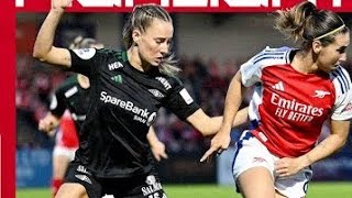 Maanums Winner Secures Arsenals Champions League Place Uwcl Highlights Arsenal 1-0 Rosenborg