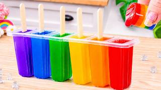 Mini Rainbow Jelly Cake Recipe Perfect Miniature Rainbow Desserts