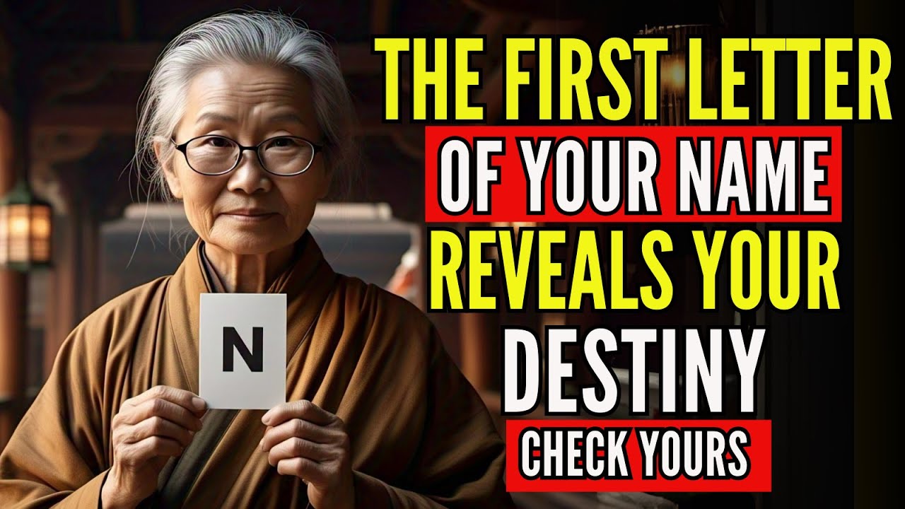What the FIRST Letter of Your Name Means WILL SURPRISE You | Buddhist ...