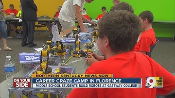 Children build robots in Florence to get excited about science
