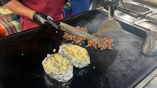 Busy Roadside Taco Stand ASMR in 4k