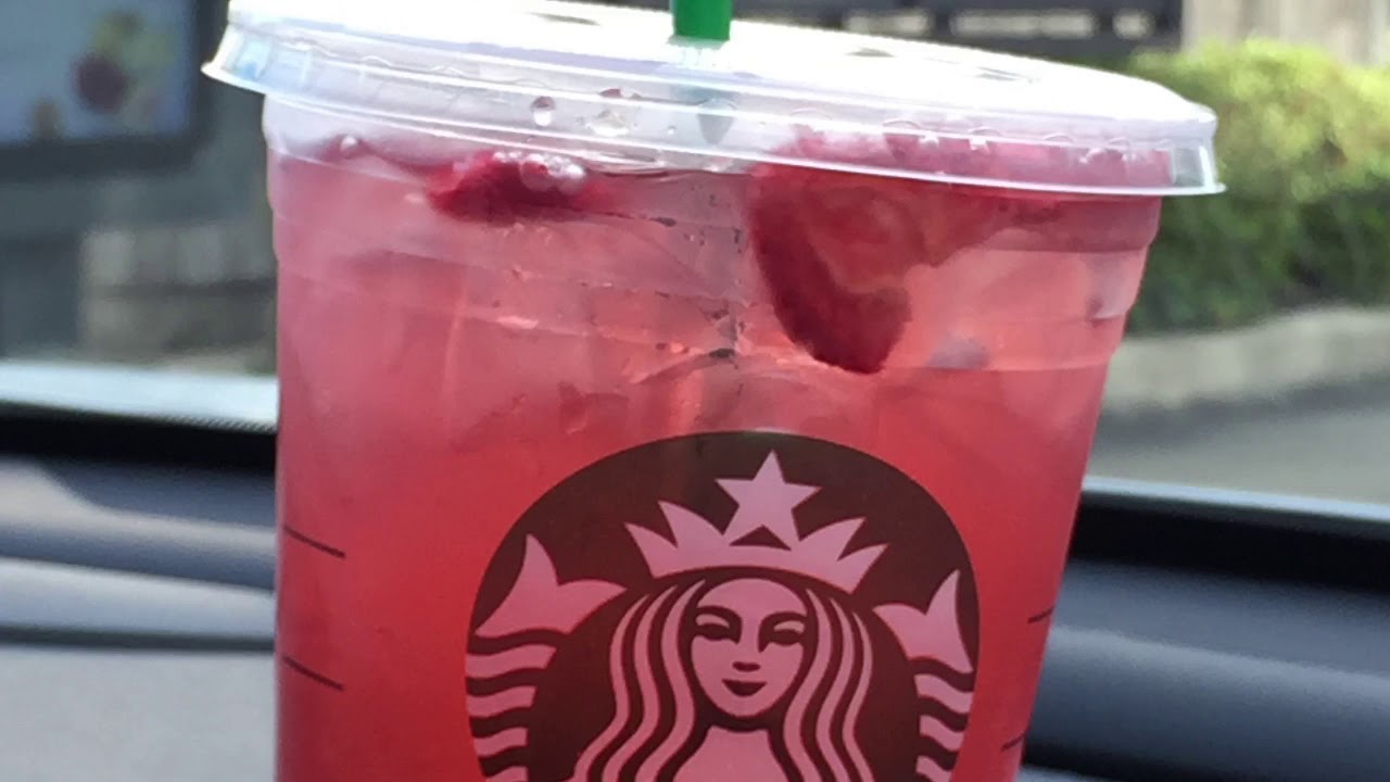 Starbucks fresh strawberry juice YouTube