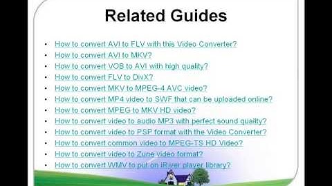 How to convert common video to MPEGTS HD Video