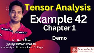 Example 42 || Chapter 1 || Tensor Analysis || Hons 4th year
