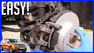 How to Replace Rear Brake Pads and Rotor Ford Edge 20152023 | Sizes and Torque Specs!