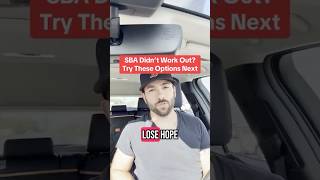 SBA loan didn’t work out? Try these options next #sba #businessowner #businessloan #businessfunding