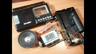 I'M REDEFINING ATLANFA AT-58 radio receiver. I'm solving the issues of hum and volume.