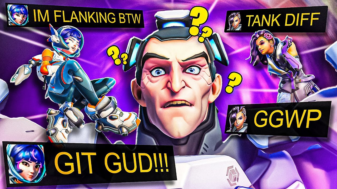 This Sigma Went Mad Trying To Deal With Flankers - Overwatch 2 Spectating