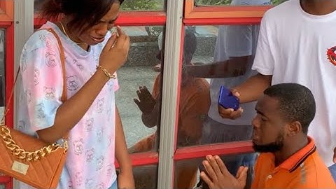 Lady who feeds and takes care of her boyfriend decides to end the relationship (an emotional video)