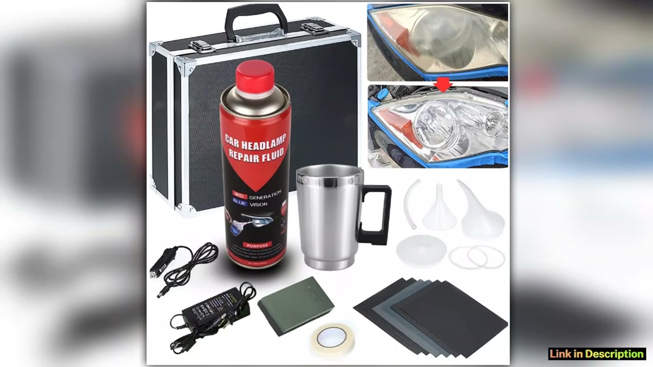 Headlight Polish Restoration Kit liquid polymer for Headlamp Chemical Polishing Steam Cleaner Head