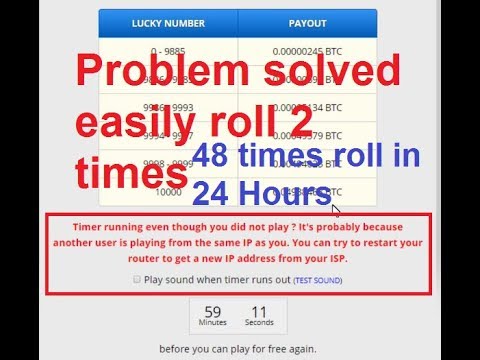 You Can Easily Free Roll 2 Or More Times In Freebitco In 48 Times Roll In 24 Hours - 