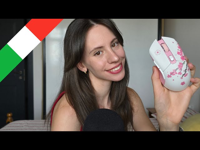 ASMR Overexplaining Simple Items In Italian💚🤍❤️