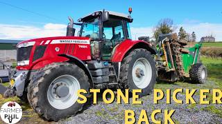 Bringing The Stone Picker Home  Jobs Around The Yard