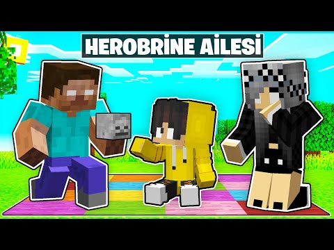 HEROBRİNE AİLESİ BENİ EVLAT EDİNDİ! - Minecraft