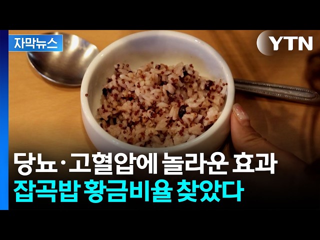 당뇨·고혈압에 놀라운 효과! 잡곡밥 황금비율 찾았다 [자막뉴스] / YTN