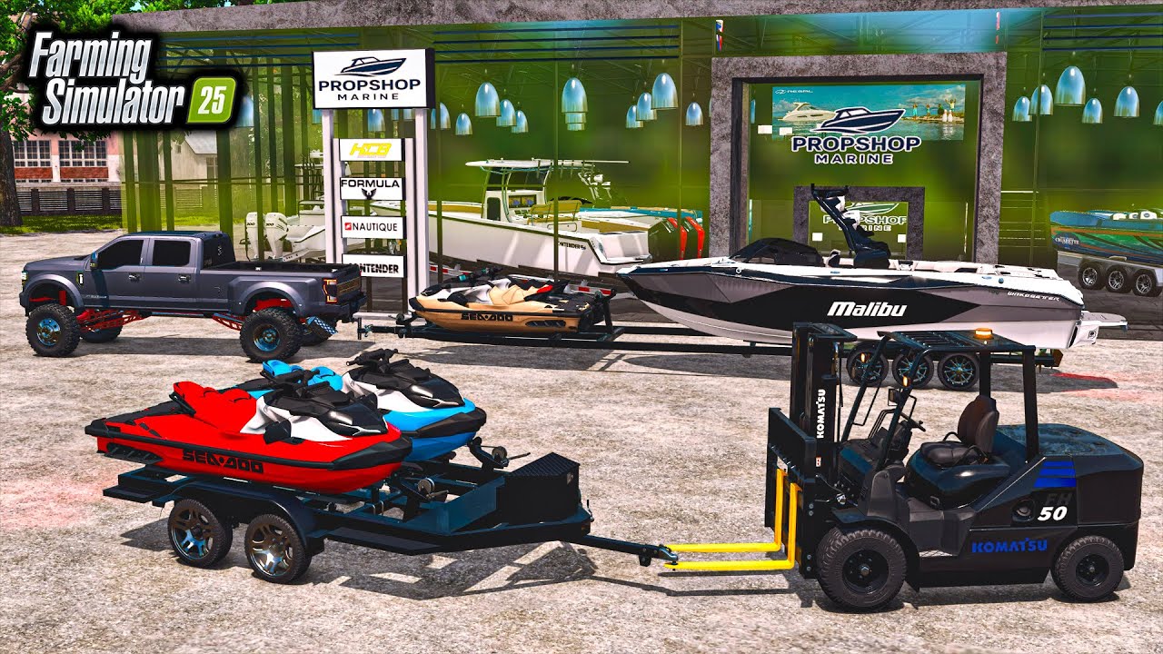 NEW JET-SKIS ARE HERE! TESTING DAY (PROP SHOP #7) | FS25
