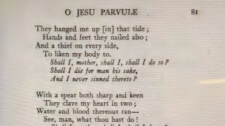 O Jesu Parvule, a Medieval Christian Hymn, sung by Caleb May.