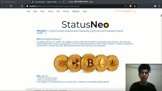 Crypto Currency Analysis and Forecasting using LSTM and FB Prophet