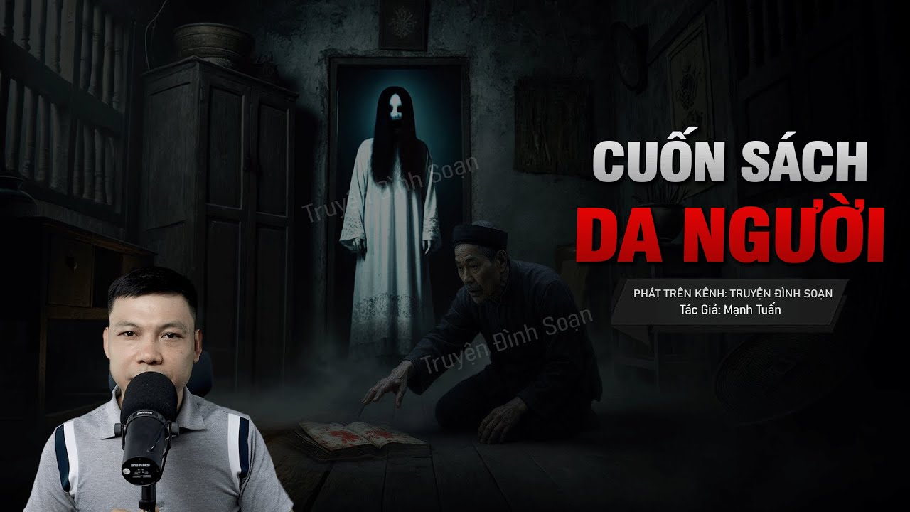 CUỐN SÁCH DA NGƯỜI - Hồn Con Gọi Cha Giữa Đêm | Chuyện ma kinh dị tâm linh MC Đình Soạn Kể