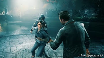 02. Quantum Break Hard Difficulty Walkthrough - Campus Escape and Library Chase