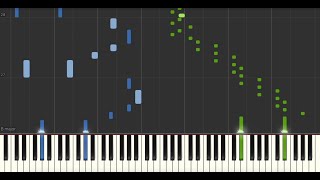 Journée - Sofiane Pamart ft. Niska / Tiakola (Synthesia Tutorial | Piano sheet)