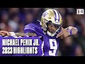 Falcons QB Michael Penix Jr. Top Plays of 2023 CFB Season