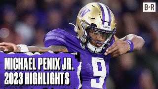 Falcons QB Michael Penix Jr. Top Plays of 2023 CFB Season