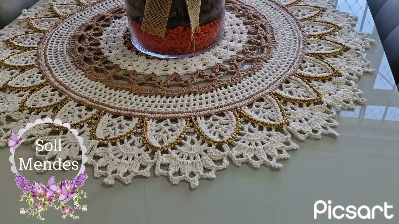 Centro de Mesa Mandala do Amor