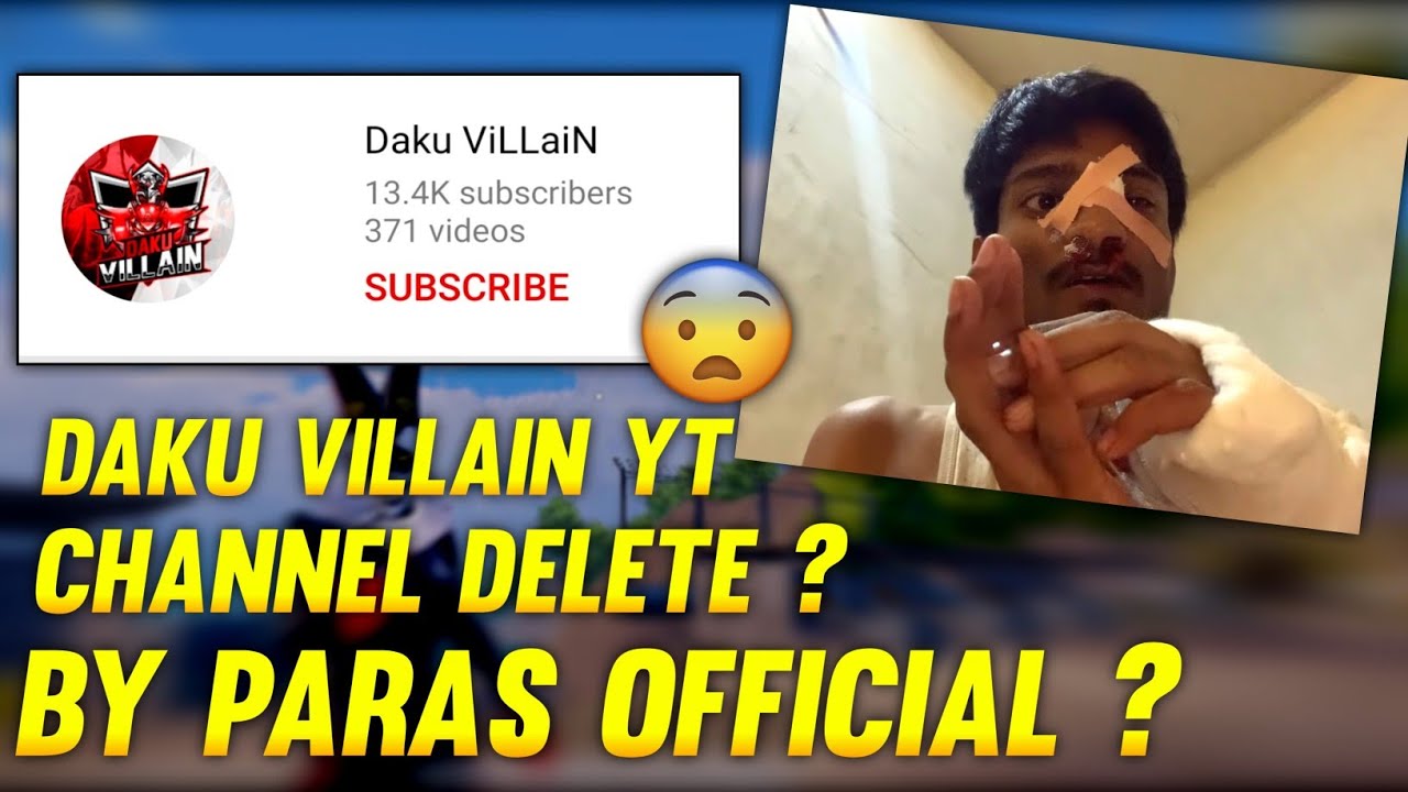 DAKU VILLAIN YT DELETED VIDEO | DAKU KON HE | PARAS OFFICIAL ATTACK | VILLAIN DAKU VIDEO DELETED