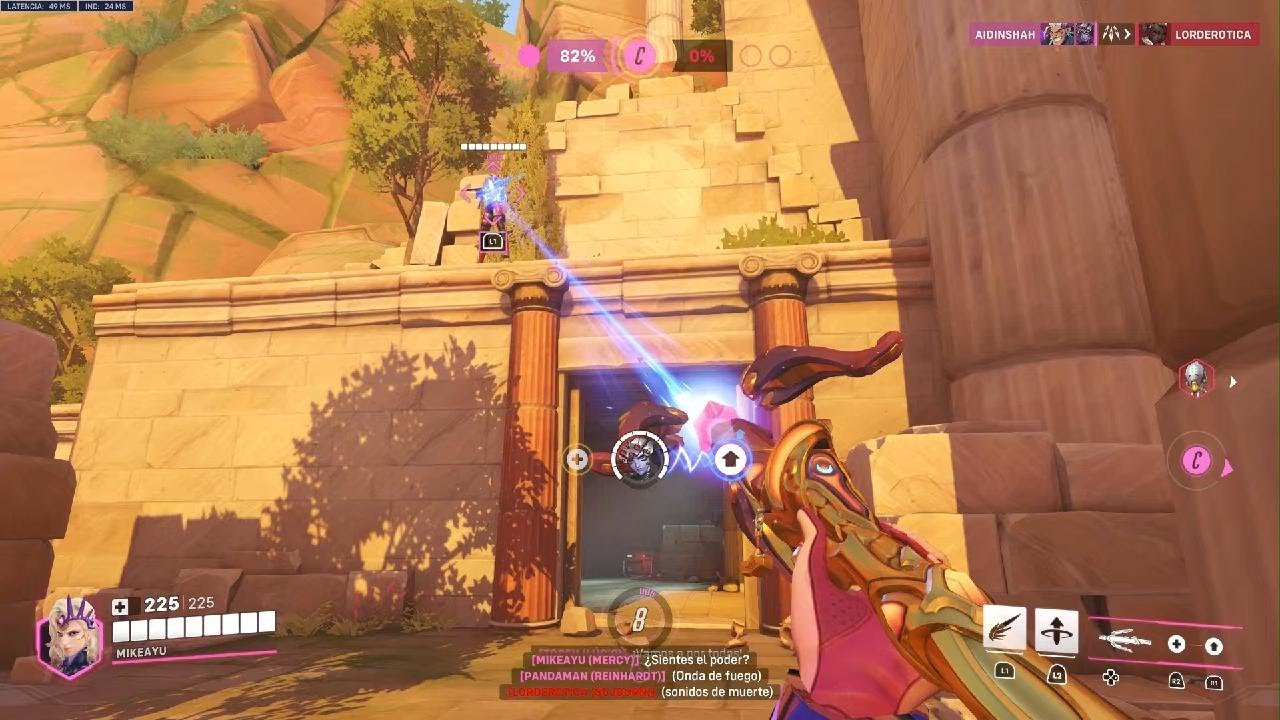 Cosmic Mercy New Cosmic Mercy Skin - Gameplay (Gold Weapon) - YouTube