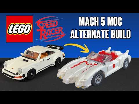 LEGO SPEED RACER Mach 5 MOC (Icons Porsche 911 Alternate Build!)