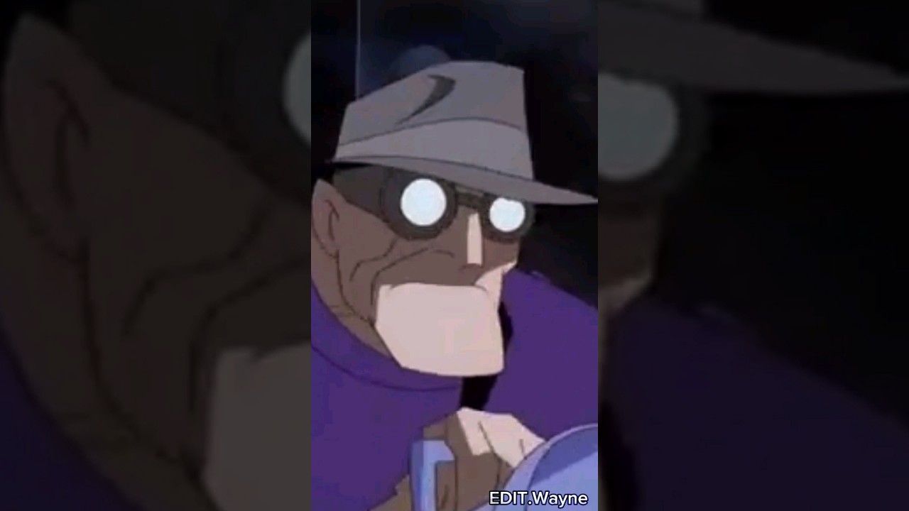 Old Bruce Wayne with the Gray Ghost costume