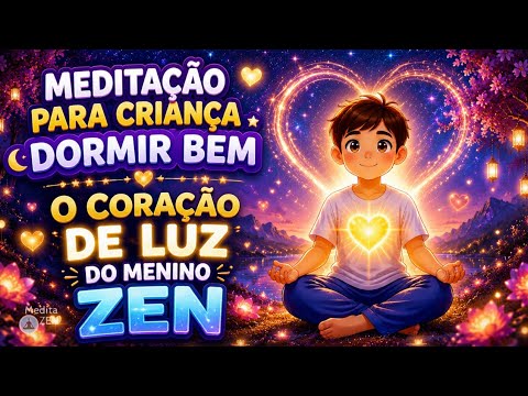 Meditação para criança Dormir BEM, RELAXAR e ACALMAR