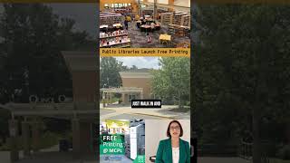 📢 Print for free in Montgomery County! All public library branches (except Noyes Library for Young