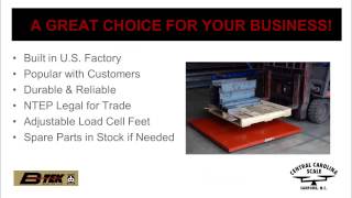 B-Tek 4-Square Pallet Scale