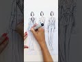 Watch This Fashion Illustration Come to Life ✨ Marker Rendering Magic #fashionillustration #art