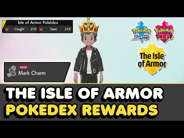 Pokemon Sword/Shield Isle of Armor Pokedex 100% Complete Save