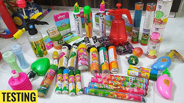 Testing New Holi Colours and Pichkari Diffrent Holi stash testing 2023