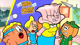De Volta Às Aulas - Desenho Com Escola, Professora, E Loira Do Banheiro - Barril, Rafa E Cabeção