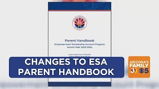 Arizona Department of Education makes changes to ESA parent handbook