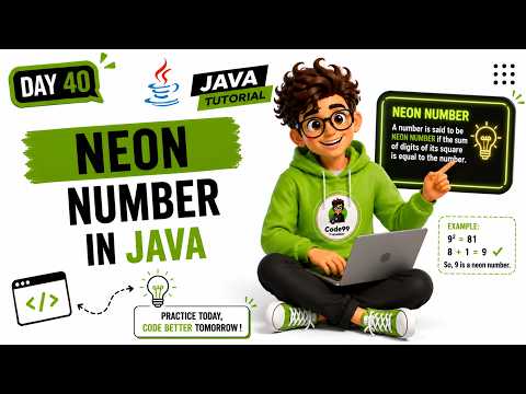 What is Neon Number in Java? | Logic + Program Explained in Tamil | Code99 IT Academy