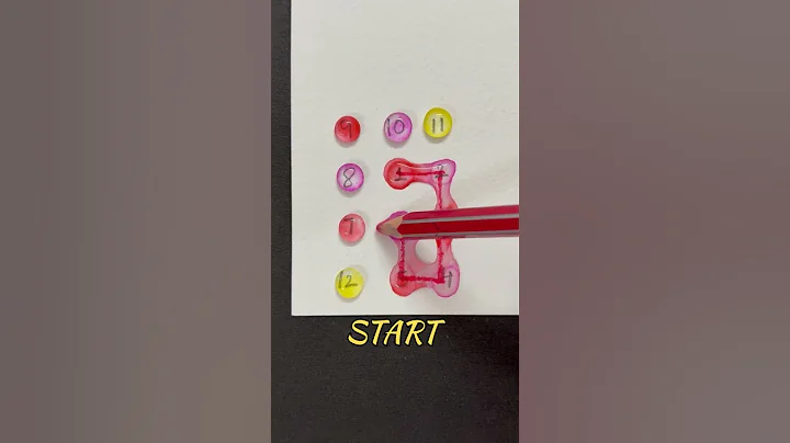 Draw a line connecting the number 1 to 12 #drawing #line #maths #quiz #shorts #iqtest