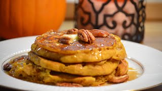 Pumpkin and Banana Pancakes ( super super easy )