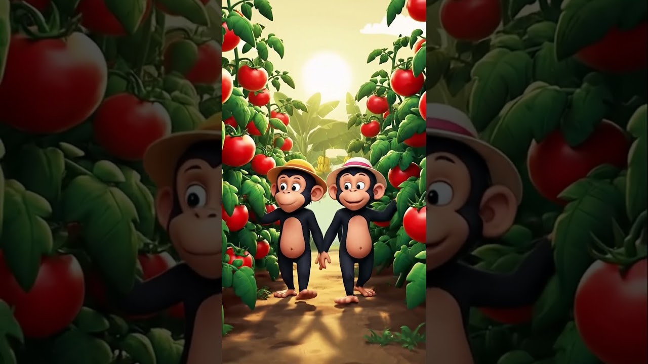 A Peaceful Harvest Day on the Farm 🌾🐒 | MonkeyFarmTales