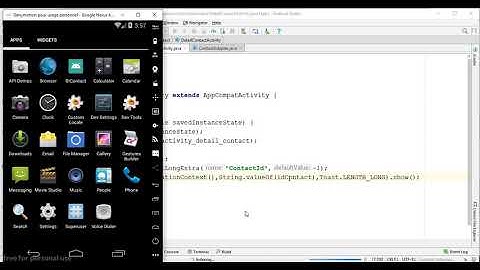 6  Click sur un élément |Création d