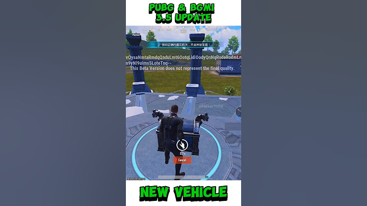Pubg 3.5 Update new Vehicle